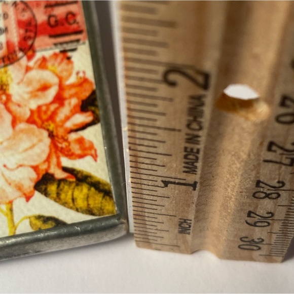 pendant Jewel Kade JK Flower Charm sparkle Tropical Back NY GC Station Stamp - Picture 8 of 9